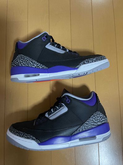 Nike Air Jordan 3 Retro "Black/Court Purple"
