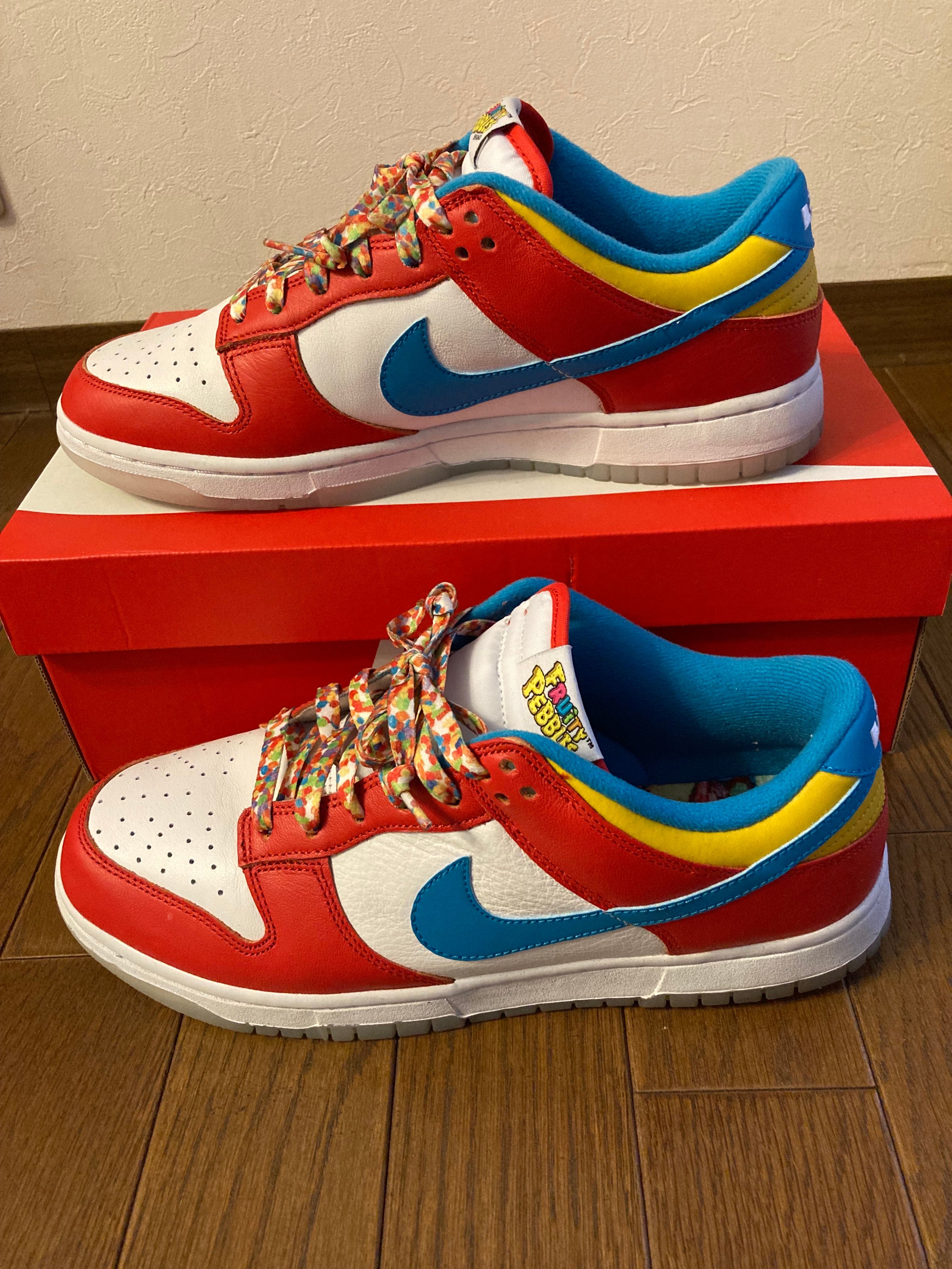 FRUiTY PEBBLESTM × Nike Dunk Low QS "Habanero Red/Dark Sulfur/Laser Blue"