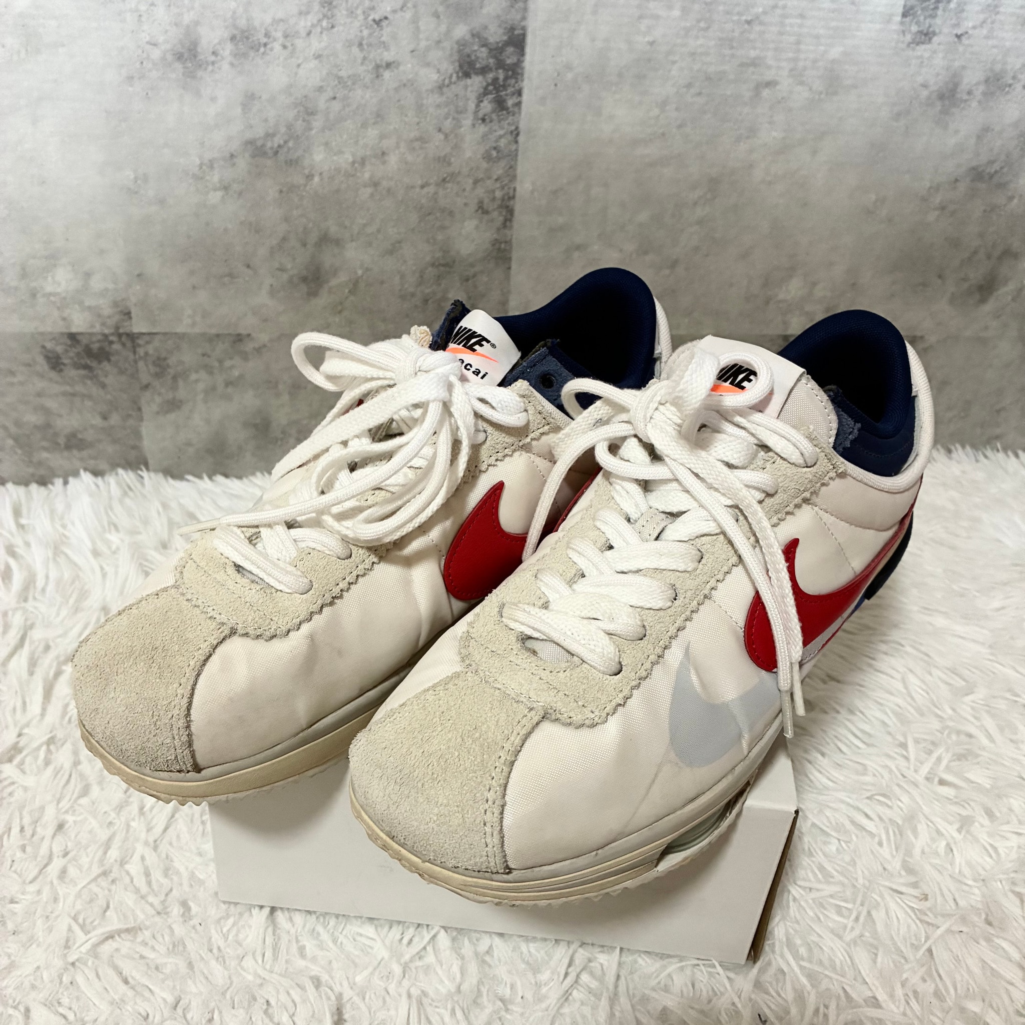 sacai × Nike Zoom Cortez "White and University Red"