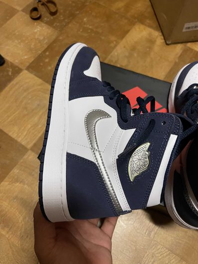 Nike GS Air Jordan 1 High OG CO.JP "Midnight Navy" (2020)(ブリーフケースなし)