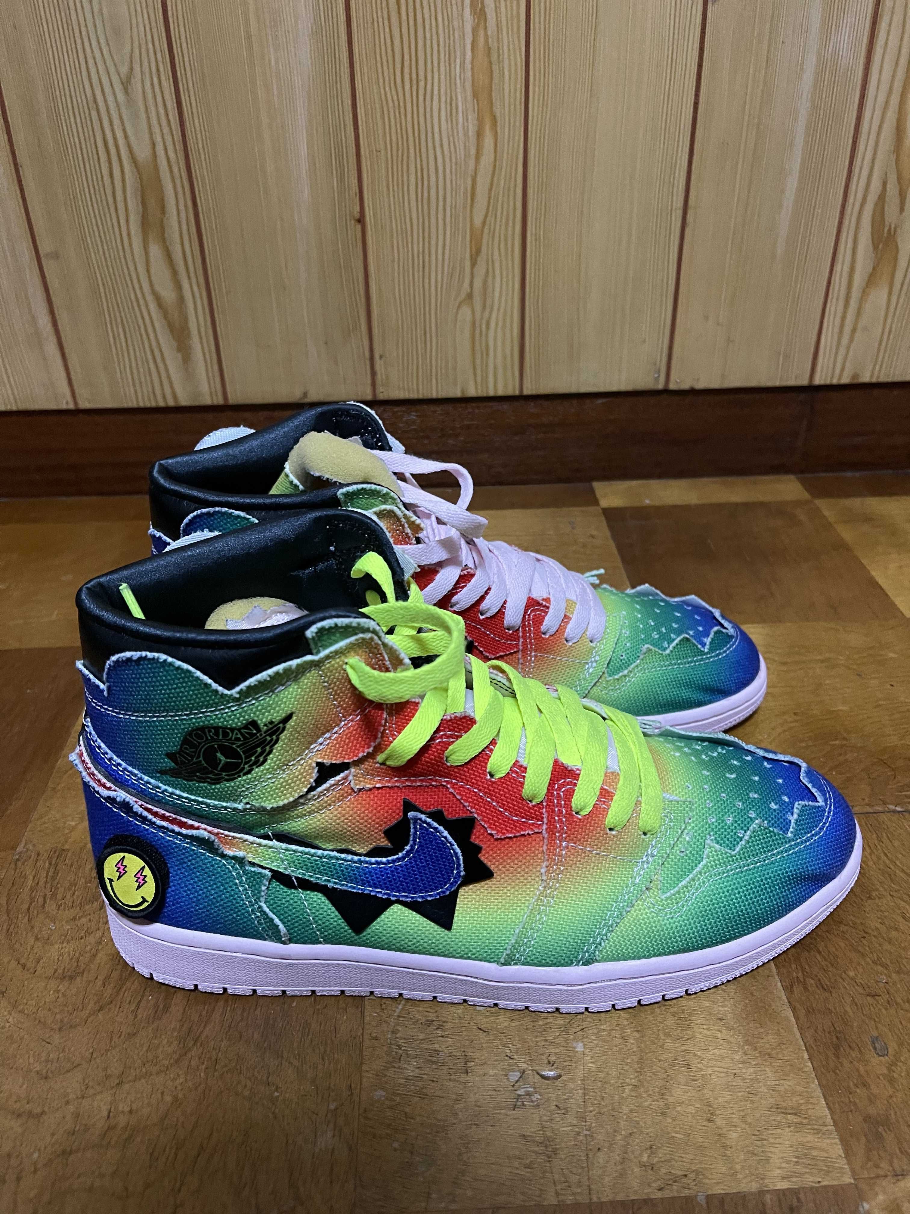 J Balvin × Nike Air Jordan 1 High OG "Rainbow"