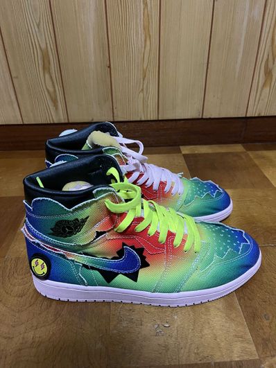 J Balvin × Nike Air Jordan 1 High OG "Rainbow"
