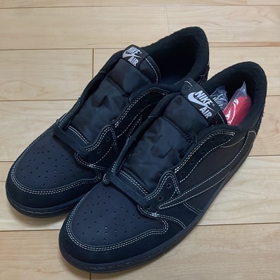 Travis Scott × Nike Air Jordan 1 Low OG SP "Black Phantom"