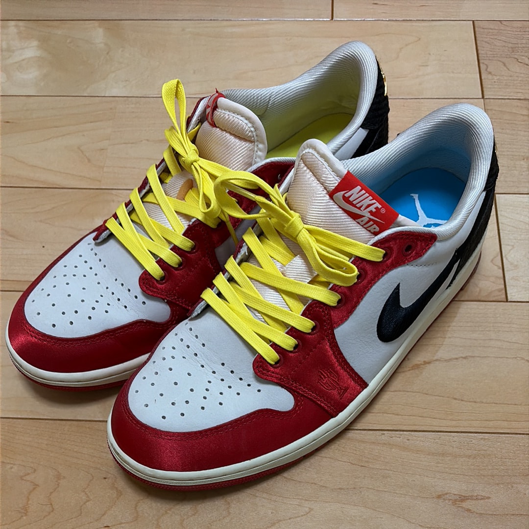 Trophy Room × Nike Air Jordan 1 Low OG "Sail and Varsity Red"