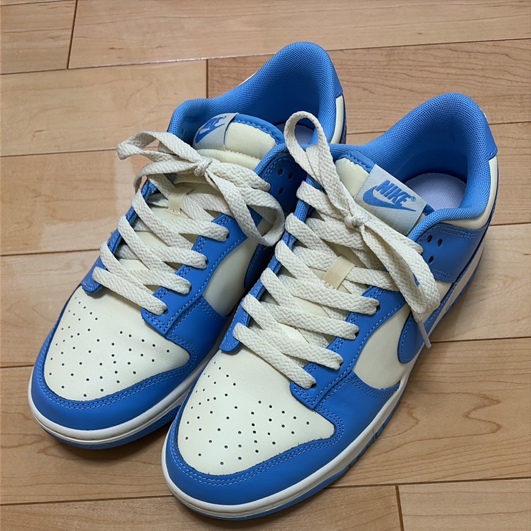 Nike Dunk Low "Coconut Milk/Gym Red/Sail/University Blue"