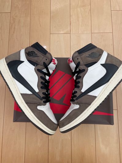 Travis Scott × Nike Air Jordan 1 Retro High OG TS SP "Sail/Dark Mocha"