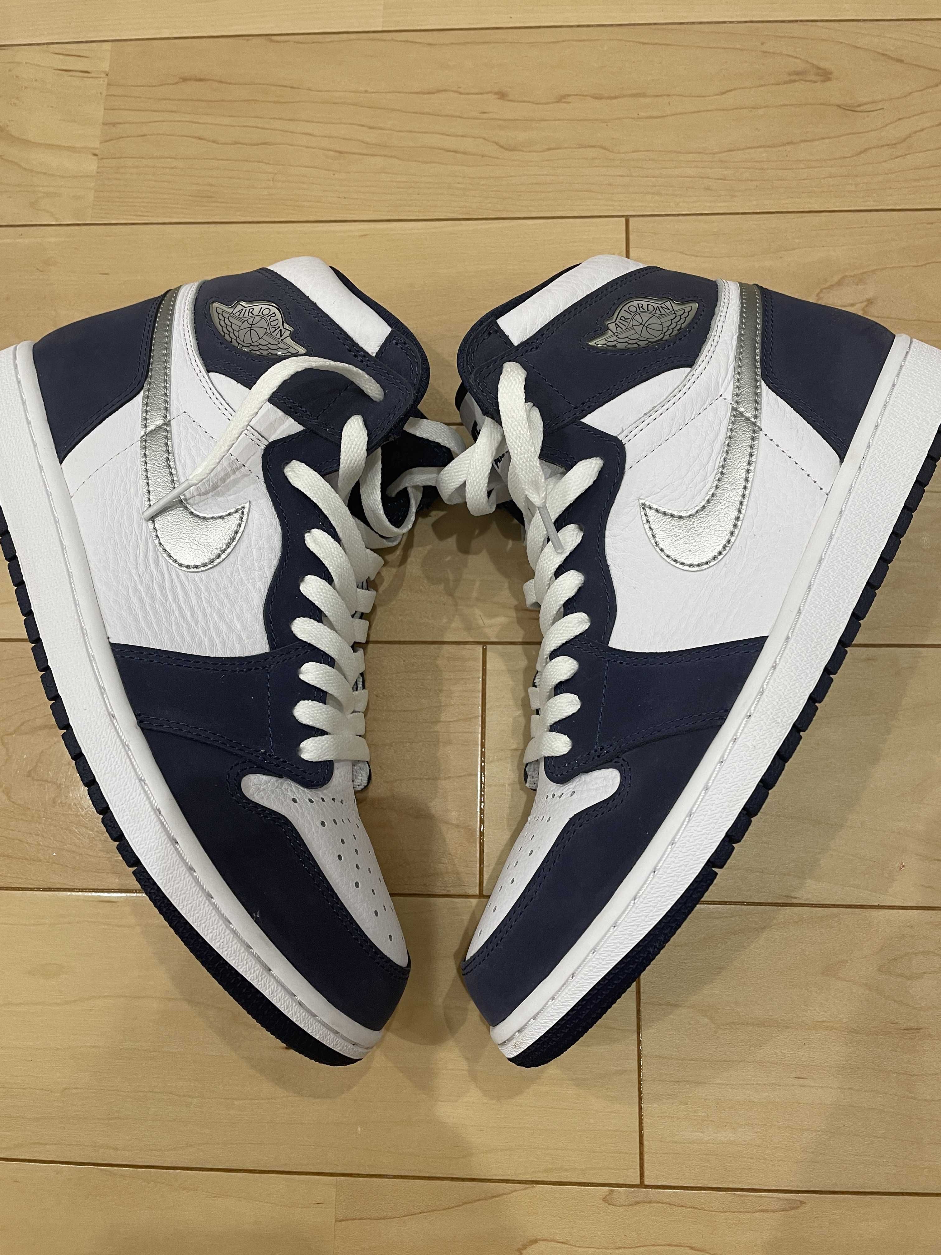 Nike Air Jordan 1 High OG CO.JP "White/Midnight Navy" (2020)(ブリーフケースなし)