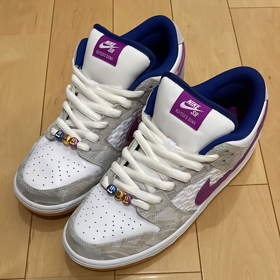 Rayssa Leal × Nike SB Dunk Low PRM "Pure Platinum and Vivid Purple"