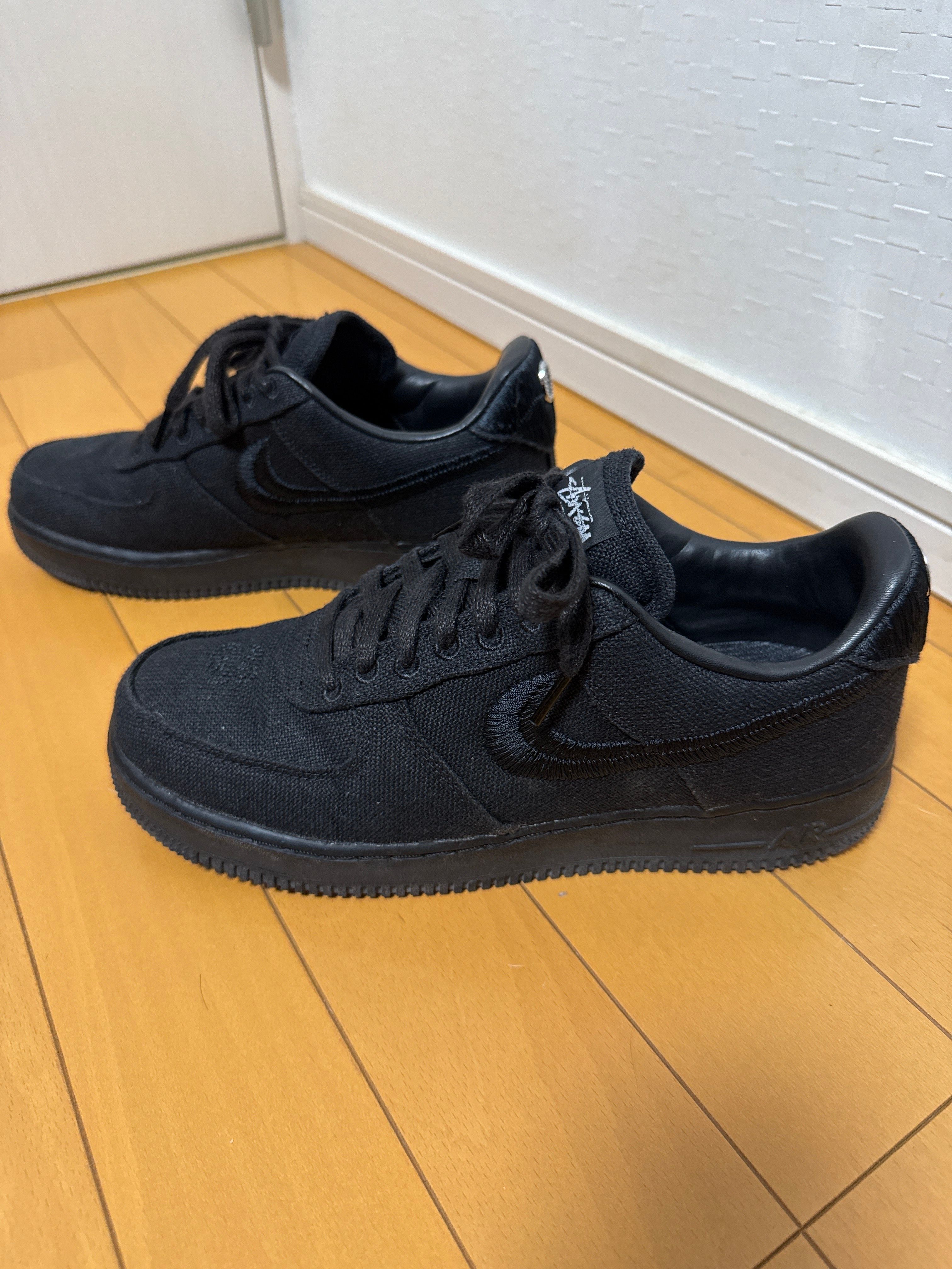 Stussy × Nike Air Force 1 Low "Triple Black"