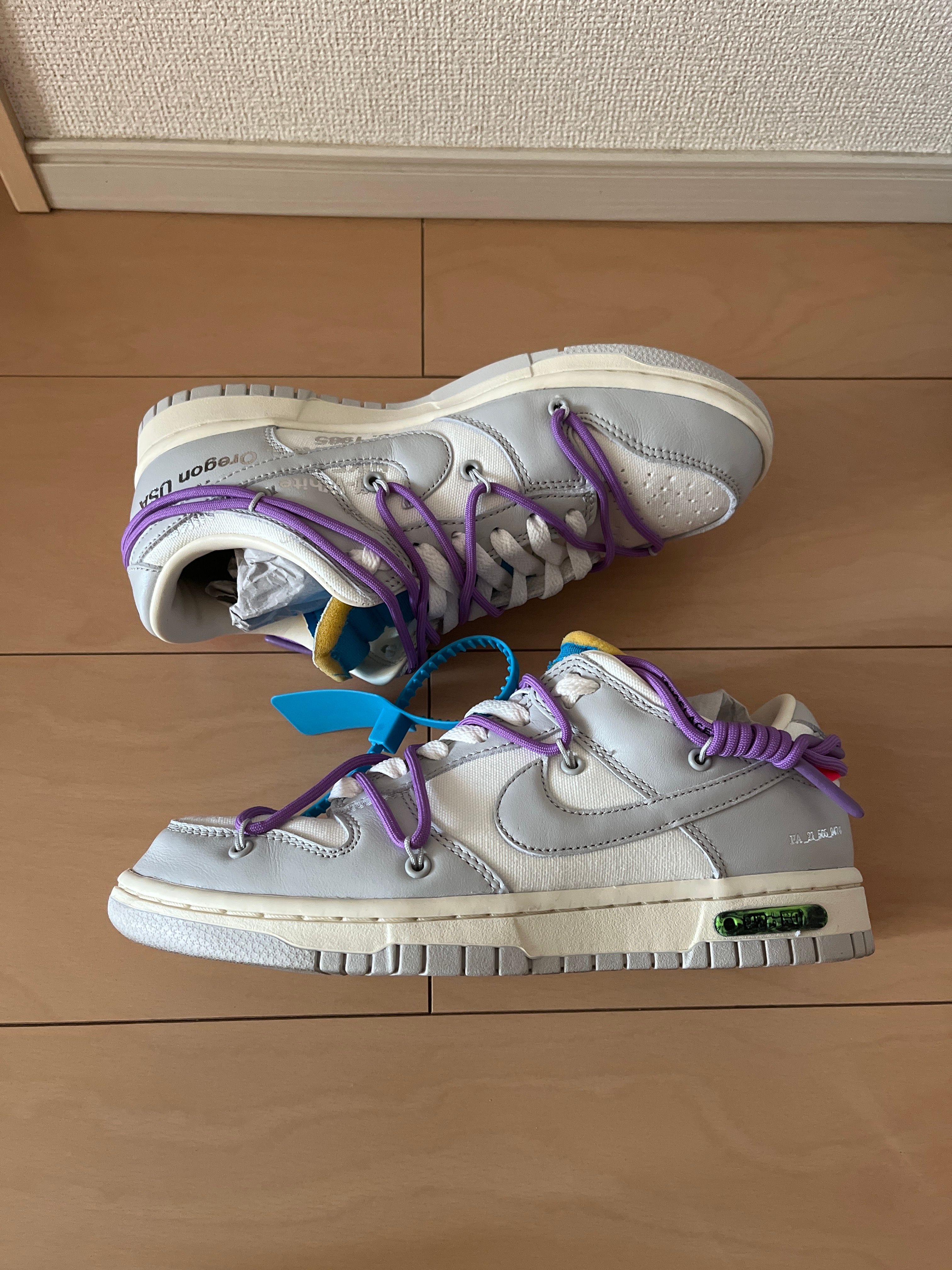 Off-White × Nike Dunk Low "Sail/Neutral Gray"