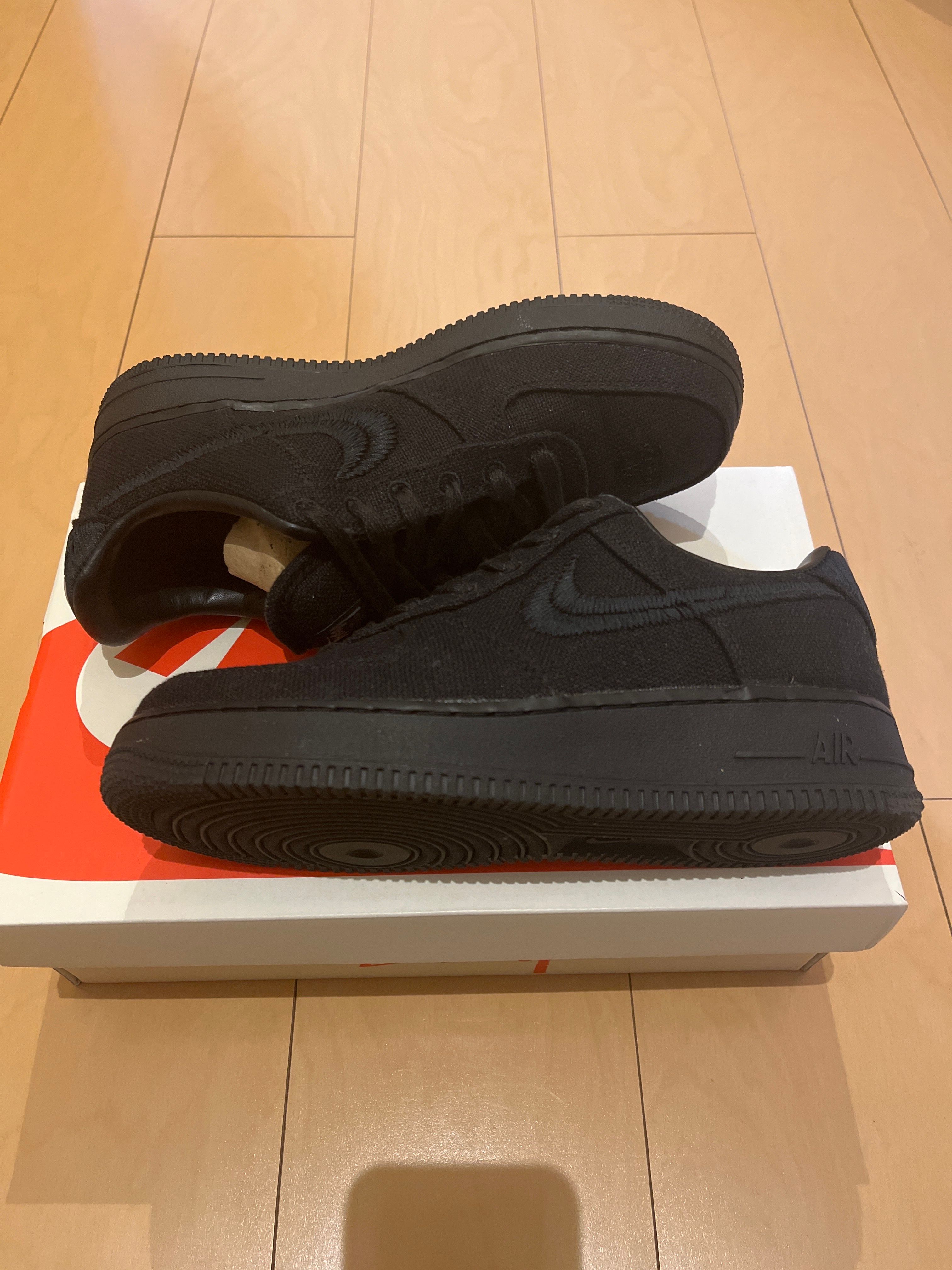 Stussy × Nike Air Force 1 Low "Triple Black"