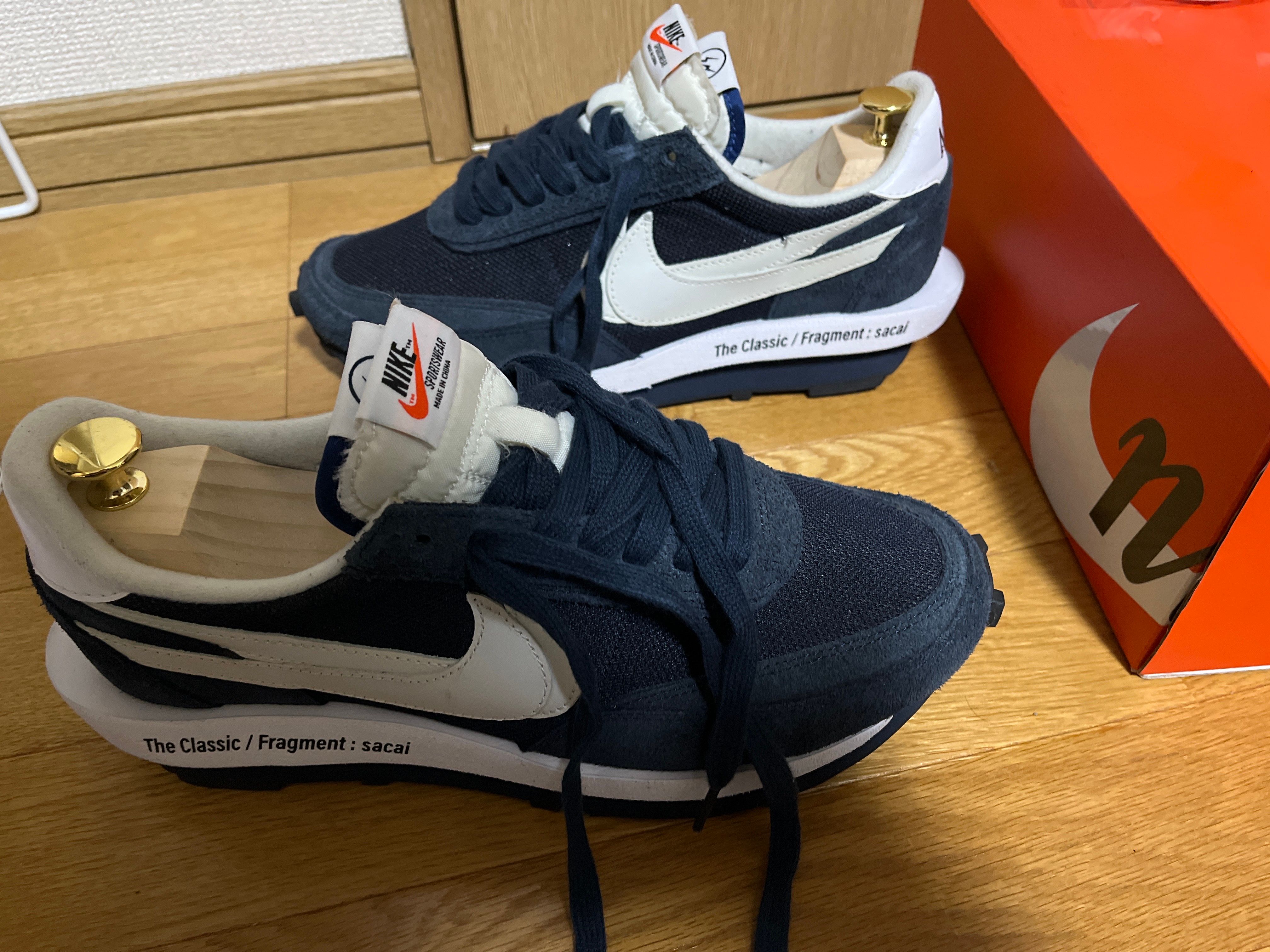 Fragment × sacai × Nike LD Waffle "Blackended Blue"