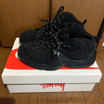 Stussy × Nike Air Penny 2 "Black"