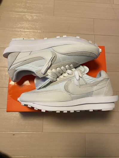 sacai × Nike LDV Waffle "Triple White"