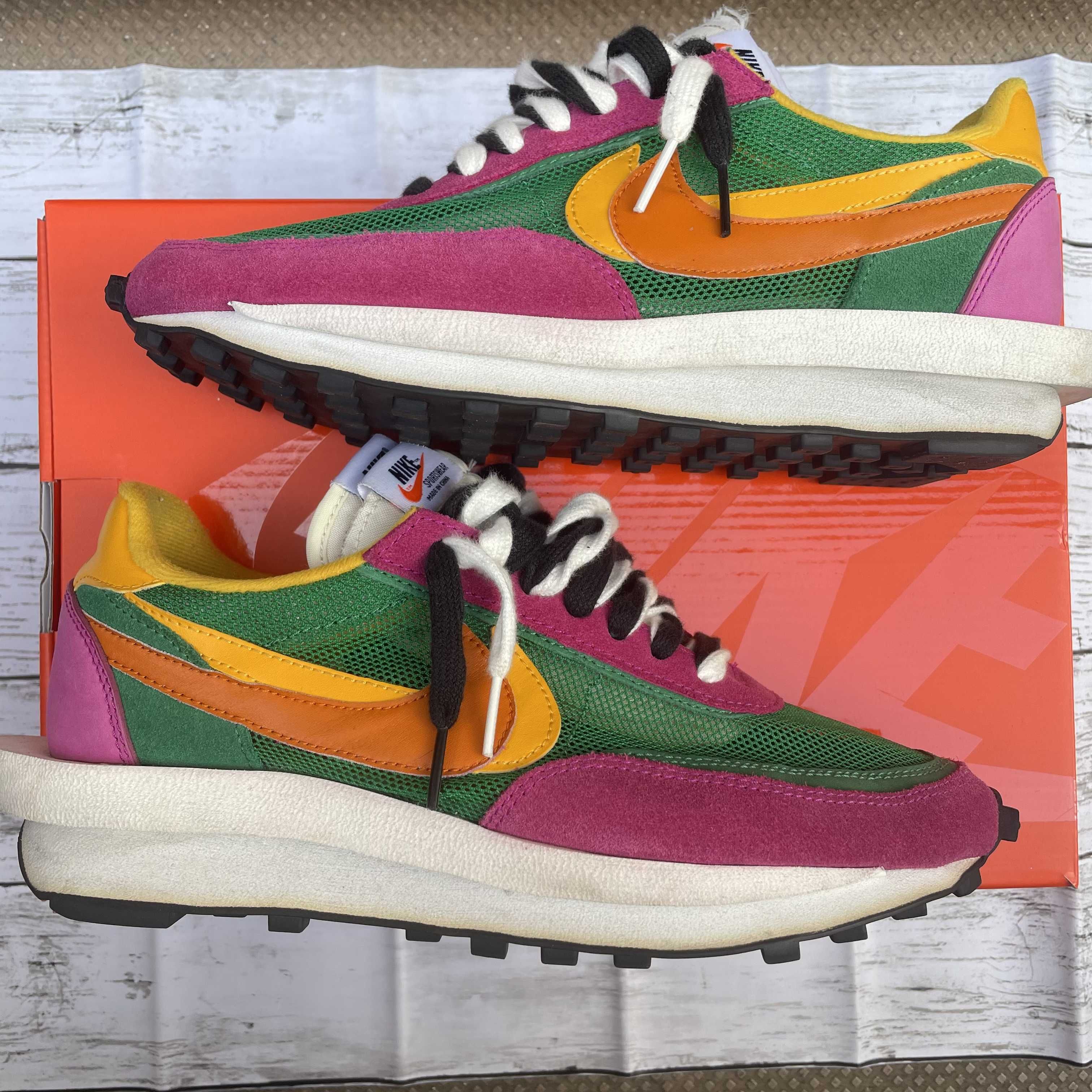 sacai × NIKE LDV WAFFLE "PINE GREEN"