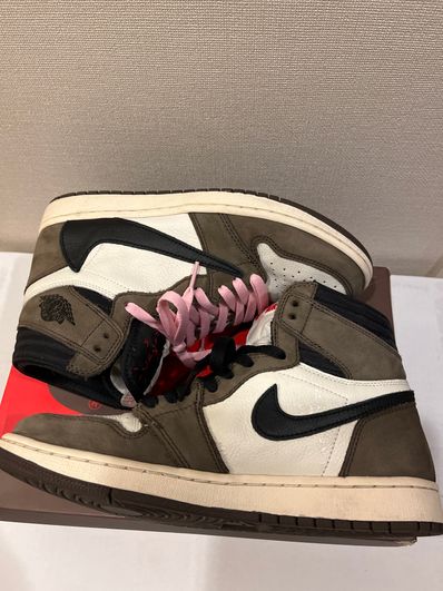 Travis Scott × Nike Air Jordan 1 Retro High OG TS SP "Sail/Dark Mocha"