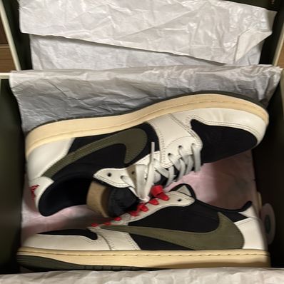 Travis Scott × Nike Women's Air Jordan 1 Low OG "Medium Olive"