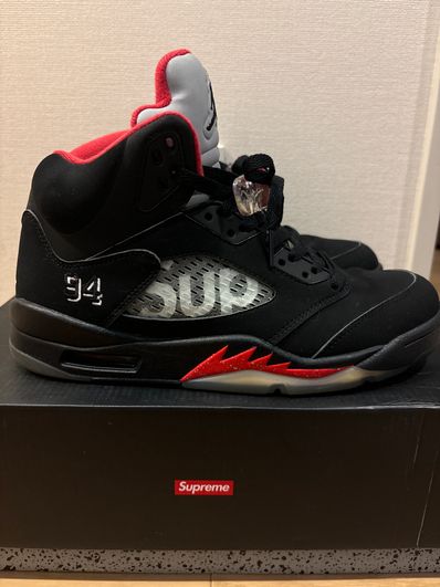 Supreme × Nike Air Jordan 5 Retro "Black"