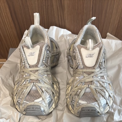 BALENCIAGA 3XL Extreme Lace Sneaker "Light Beige"