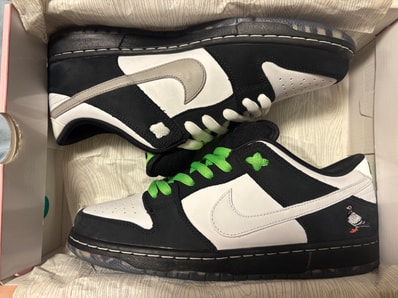 STAPLE × Nike SB Dunk Low "Pigeon Black/White"