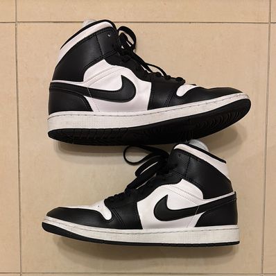 Nike Women's Air Jordan 1 Mid "Black/White"