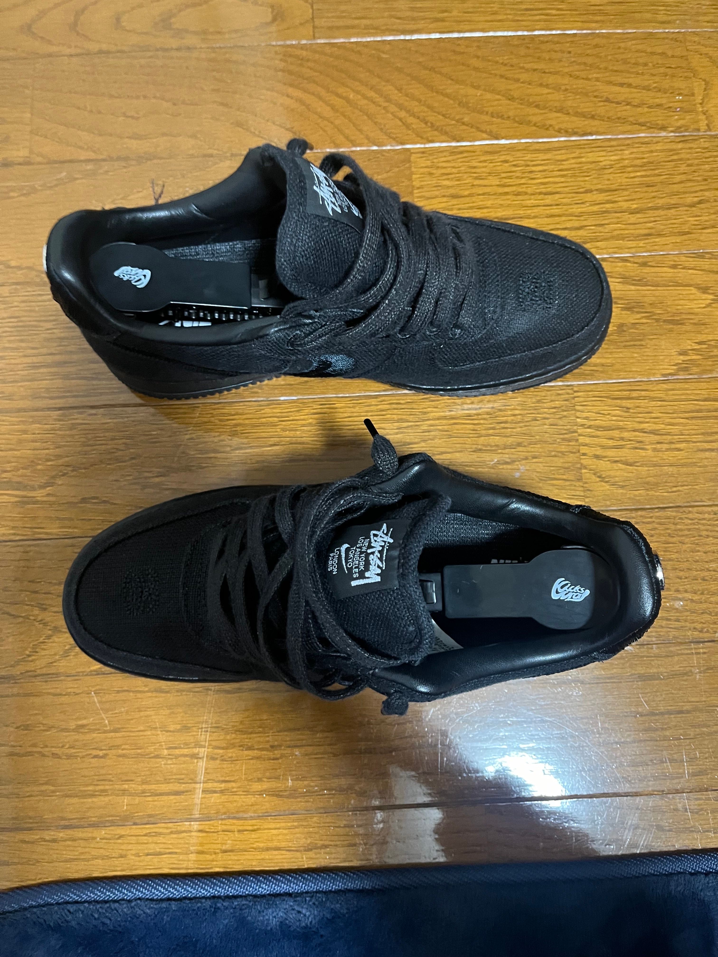Stussy × Nike Air Force 1 Low "Triple Black"