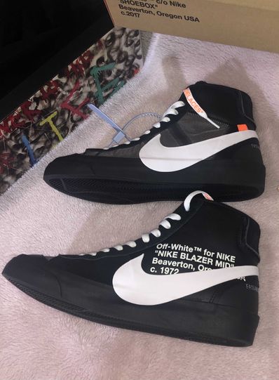Off-White × Nike Blazer Studio Mid "Grim Reaper"