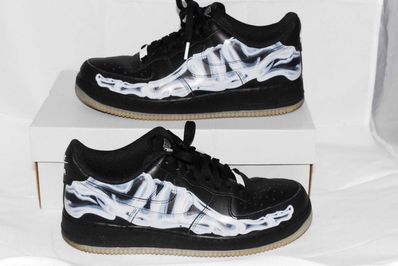 Nike Air Force 1 Low "Black Skeleton"