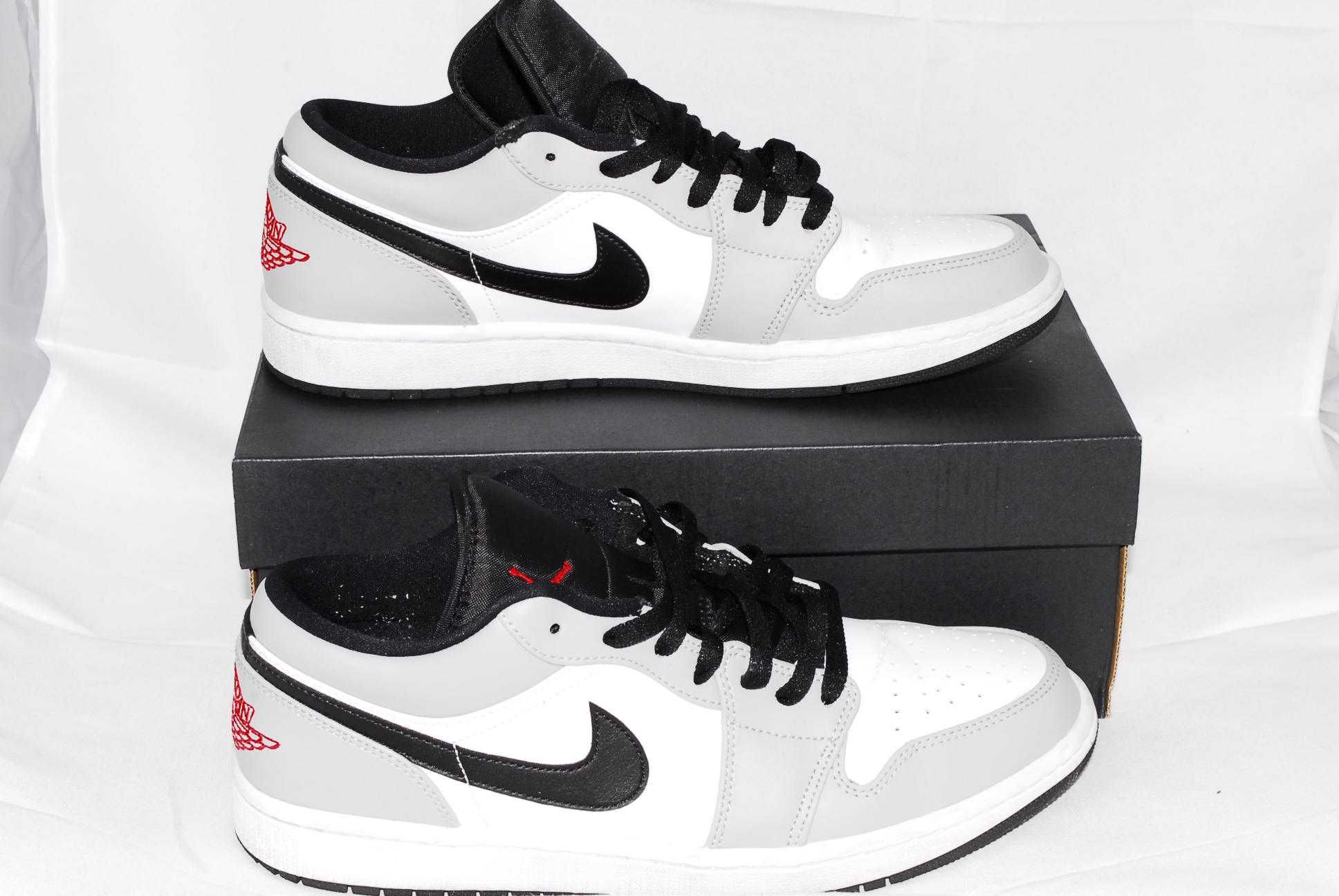 NIKE AIR JORDAN 1 LOW "LIGHT SMOKE GREY"