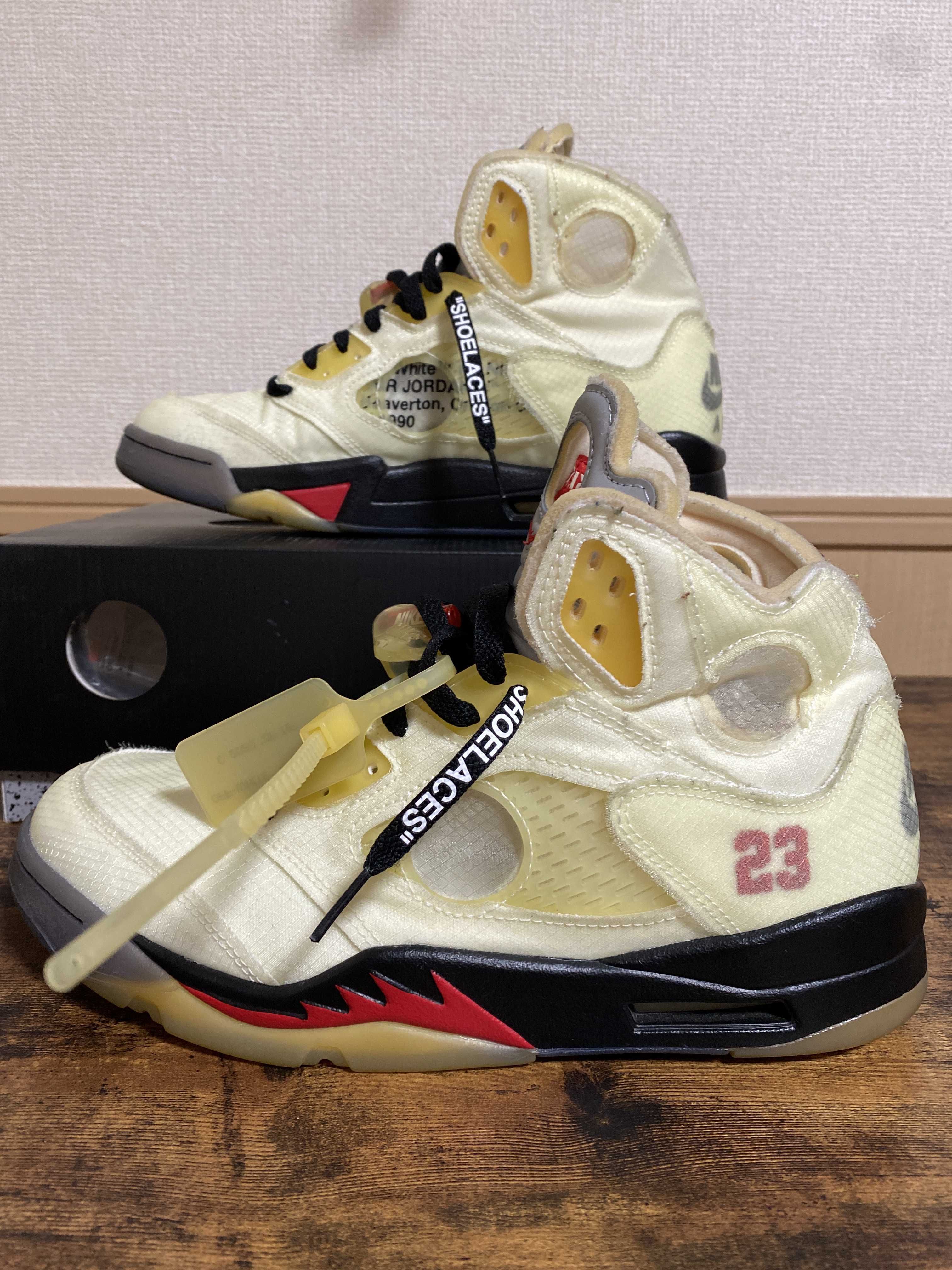 Off-White × Nike Air Jordan 5 "Sail"