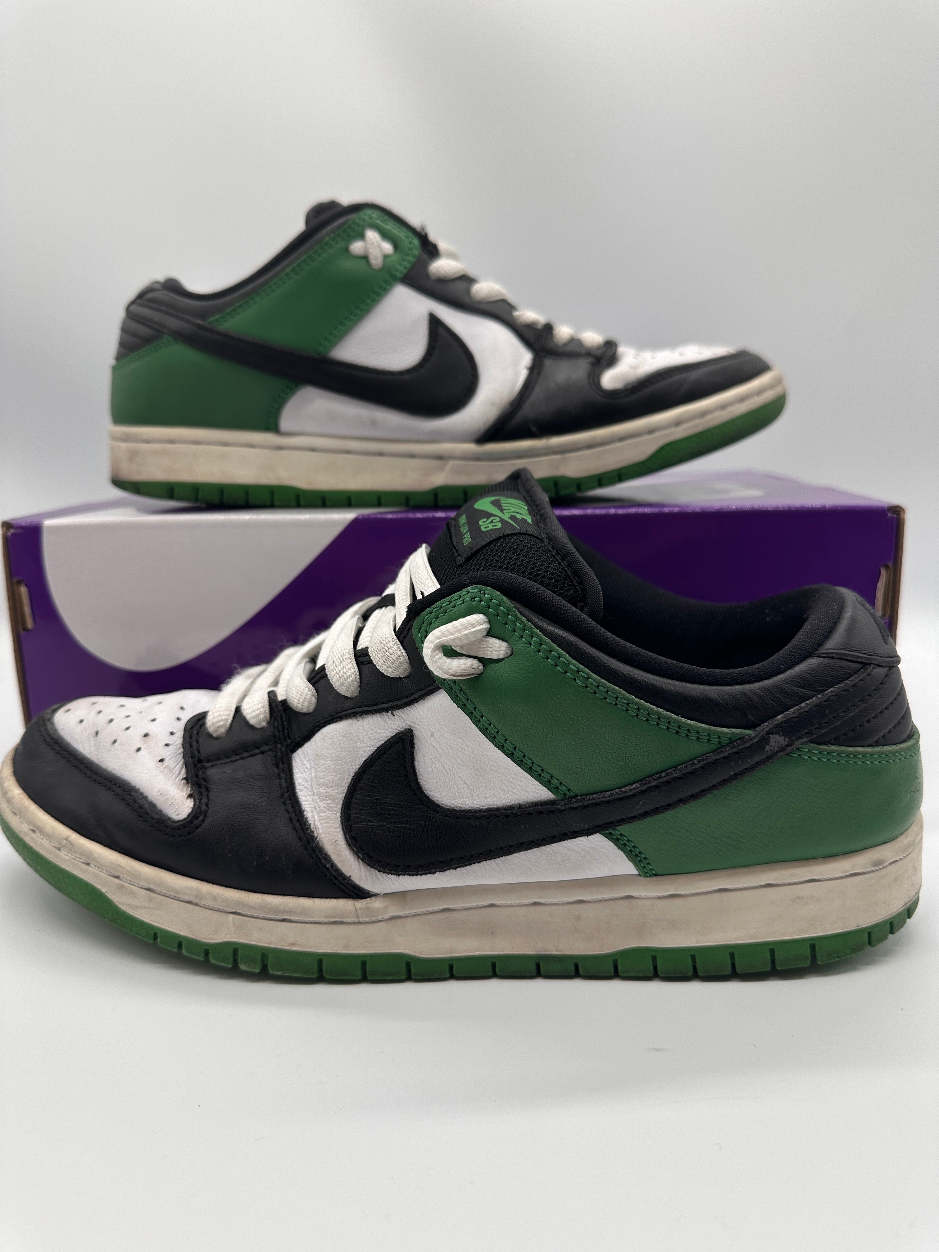 Nike SB Dunk Low Pro "Black and Classic Green"