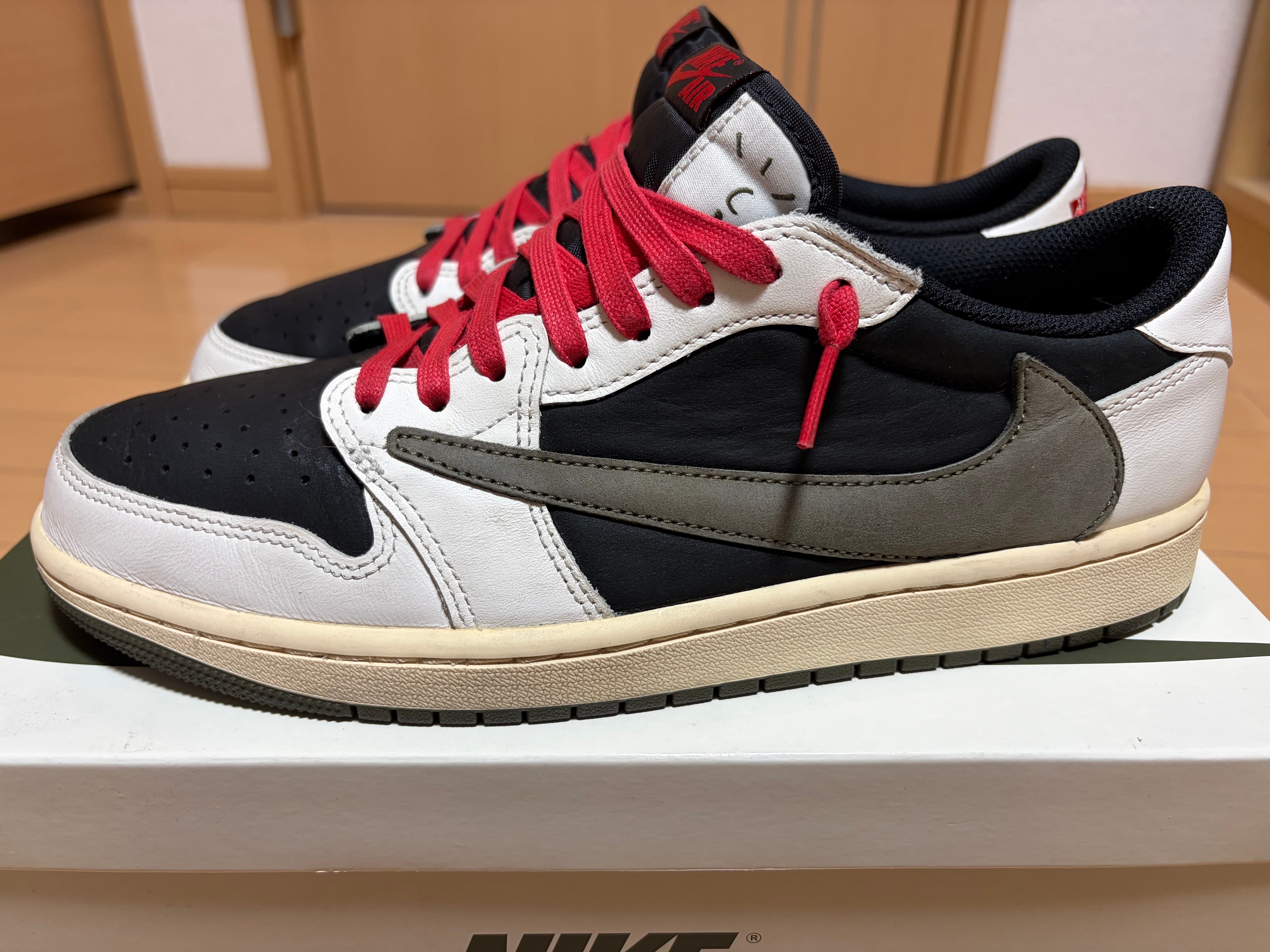 Travis Scott × Nike Women's Air Jordan 1 Low OG "Medium Olive"