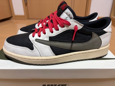 Travis Scott × Nike Women's Air Jordan 1 Low OG "Medium Olive"