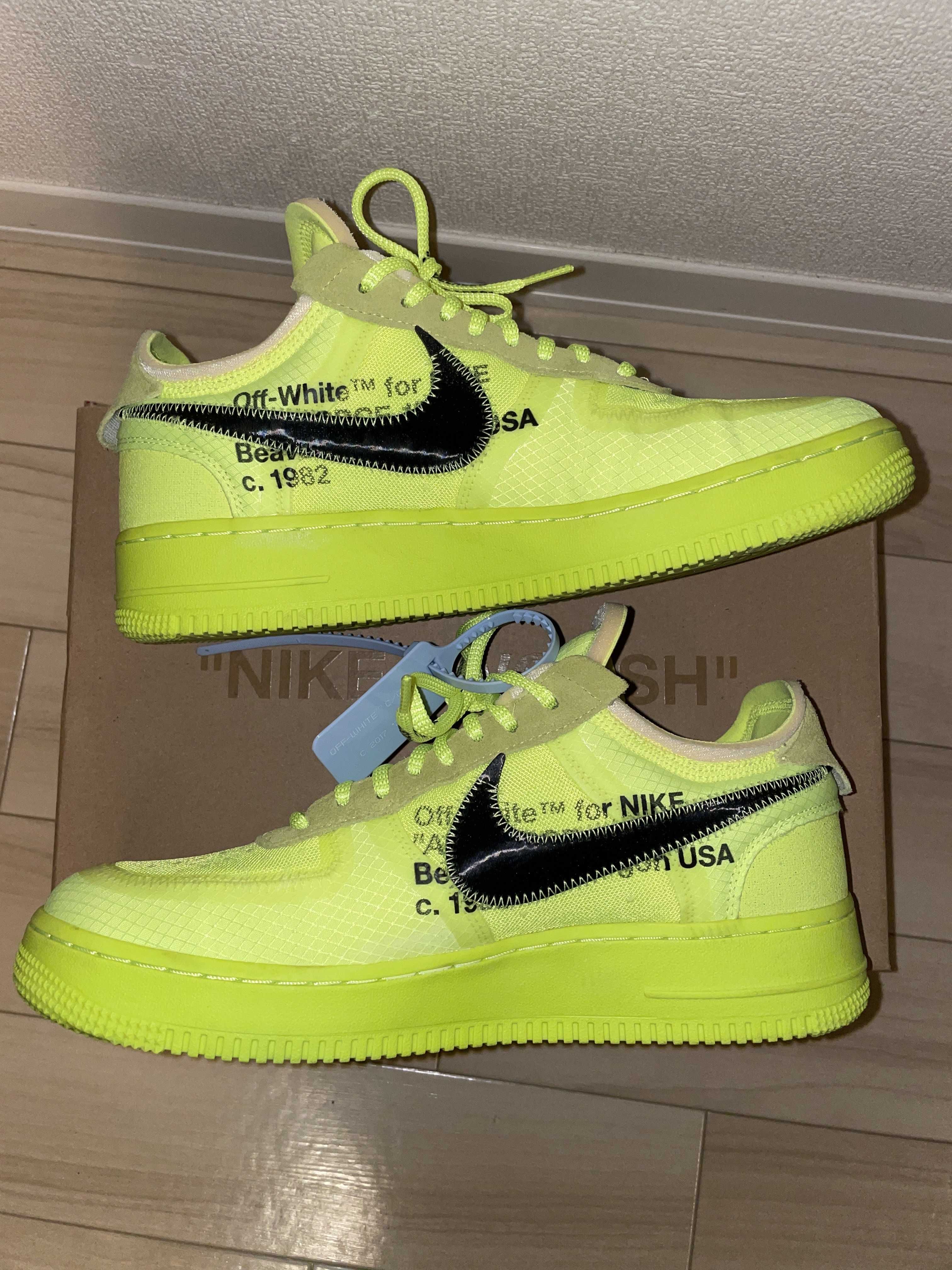 Off-White × Nike Air Force 1 Low "Volt"