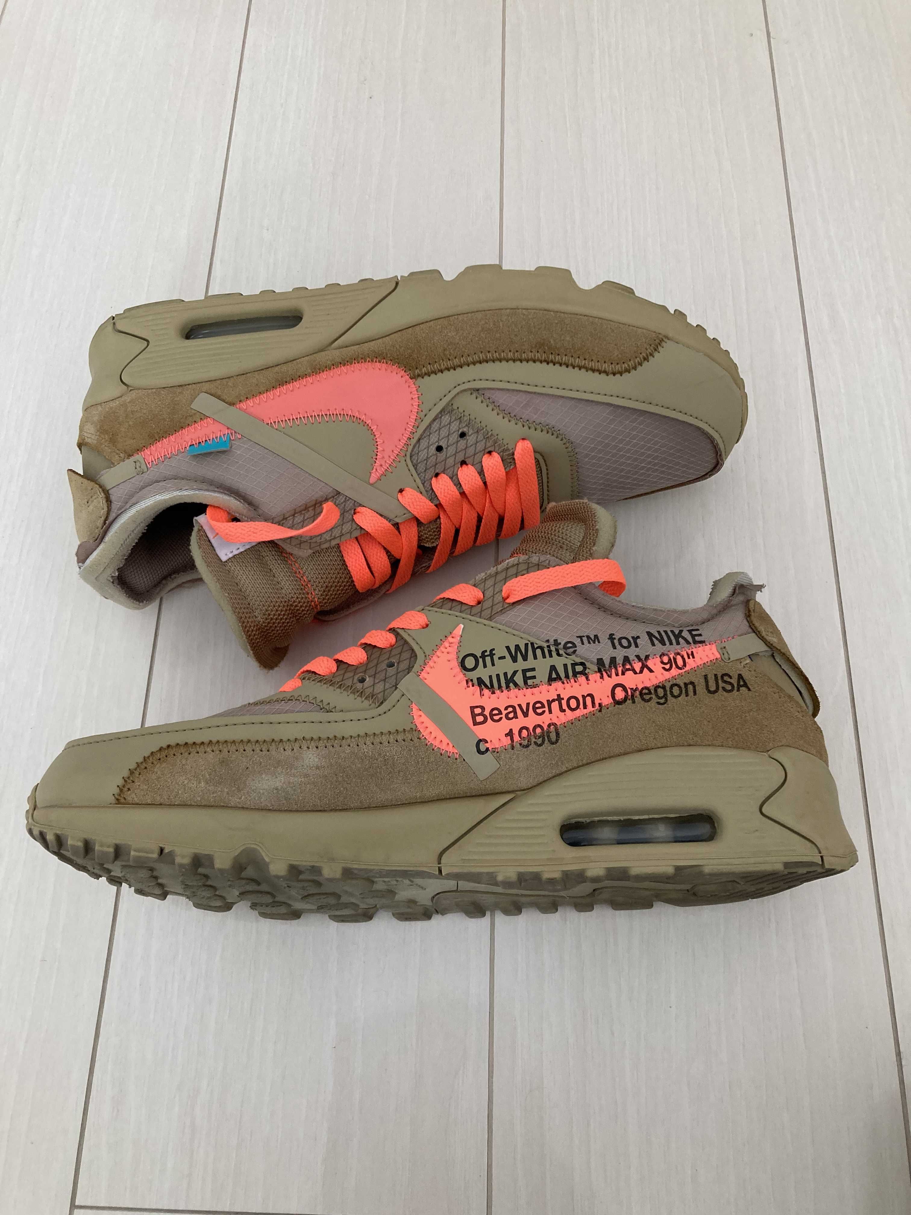 Off-White × Nike Air Max 90 "Desert Ore"