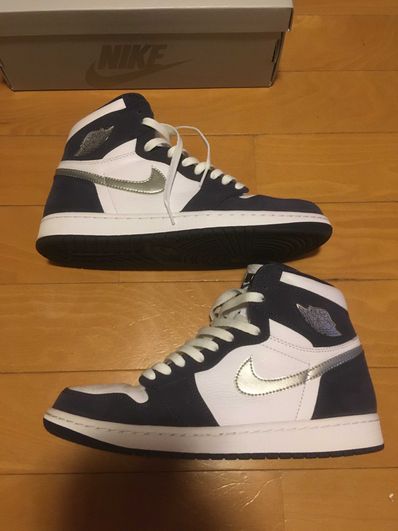 Nike Air Jordan 1 High OG CO.JP "White/Midnight Navy" (2020)(ブリーフケースなし)