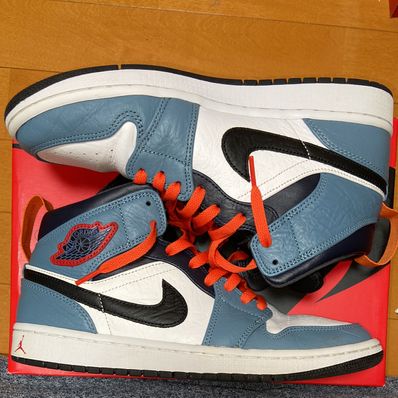 FACETASM × Nike Air Jordan 1 Mid "White/Navy"