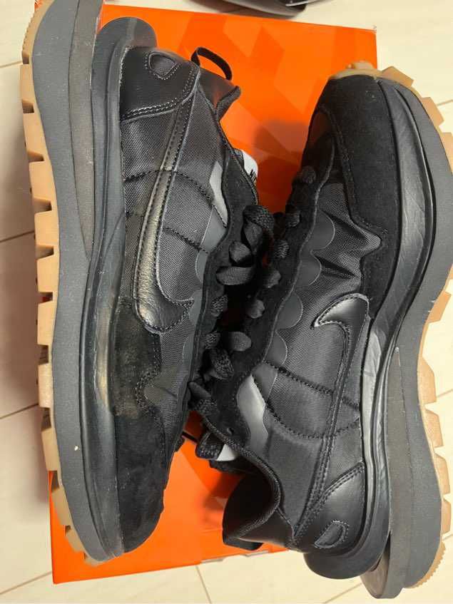 sacai × Nike VaporWaffle "Black Gum"