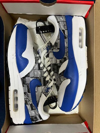 atmos × Nike Air Max 1 Blue "We Love Nike"