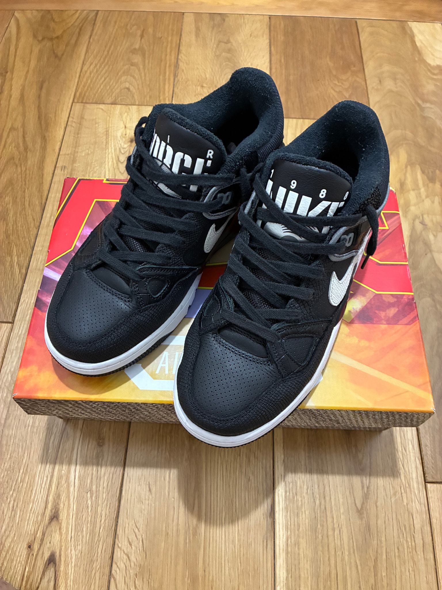 NIGO® × Nike Air Force 3 Low SP "Black/White" (NIGO Heel Logo)