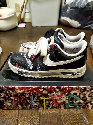 PEACEMINUSONE × Nike Air Force 1 Low Para Noise "Black" / G-DRAGON