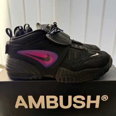 AMBUSH × Nike Air Adjust Force "Black and Psychic Purple"