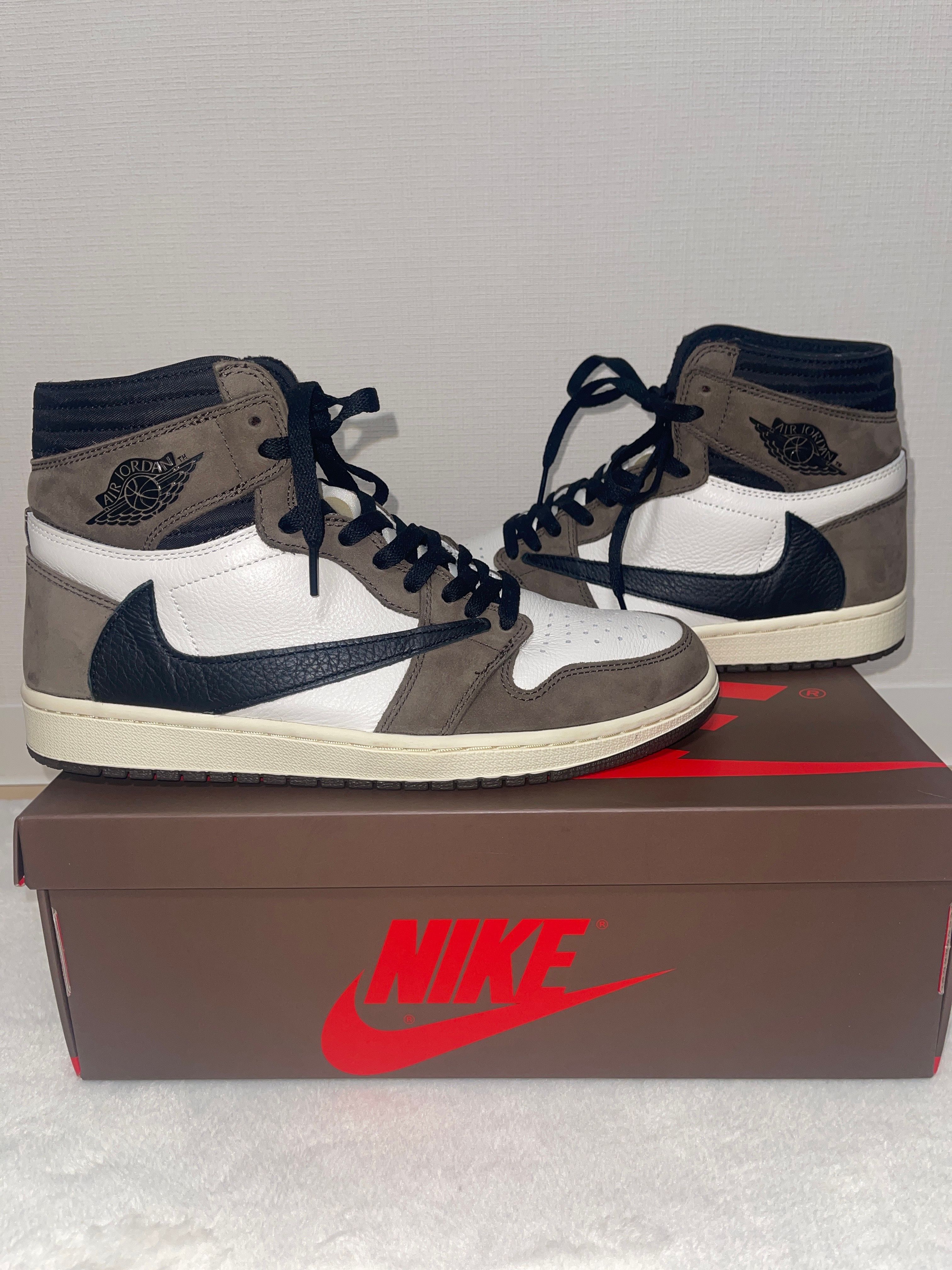 Travis Scott × Nike Air Jordan 1 Retro High OG TS SP "Sail/Dark Mocha"