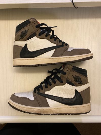 Travis Scott × Nike Air Jordan 1 Retro High OG TS SP "Sail/Dark Mocha"
