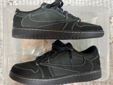 Travis Scott × Nike Air Jordan 1 Low OG SP "Black Phantom"