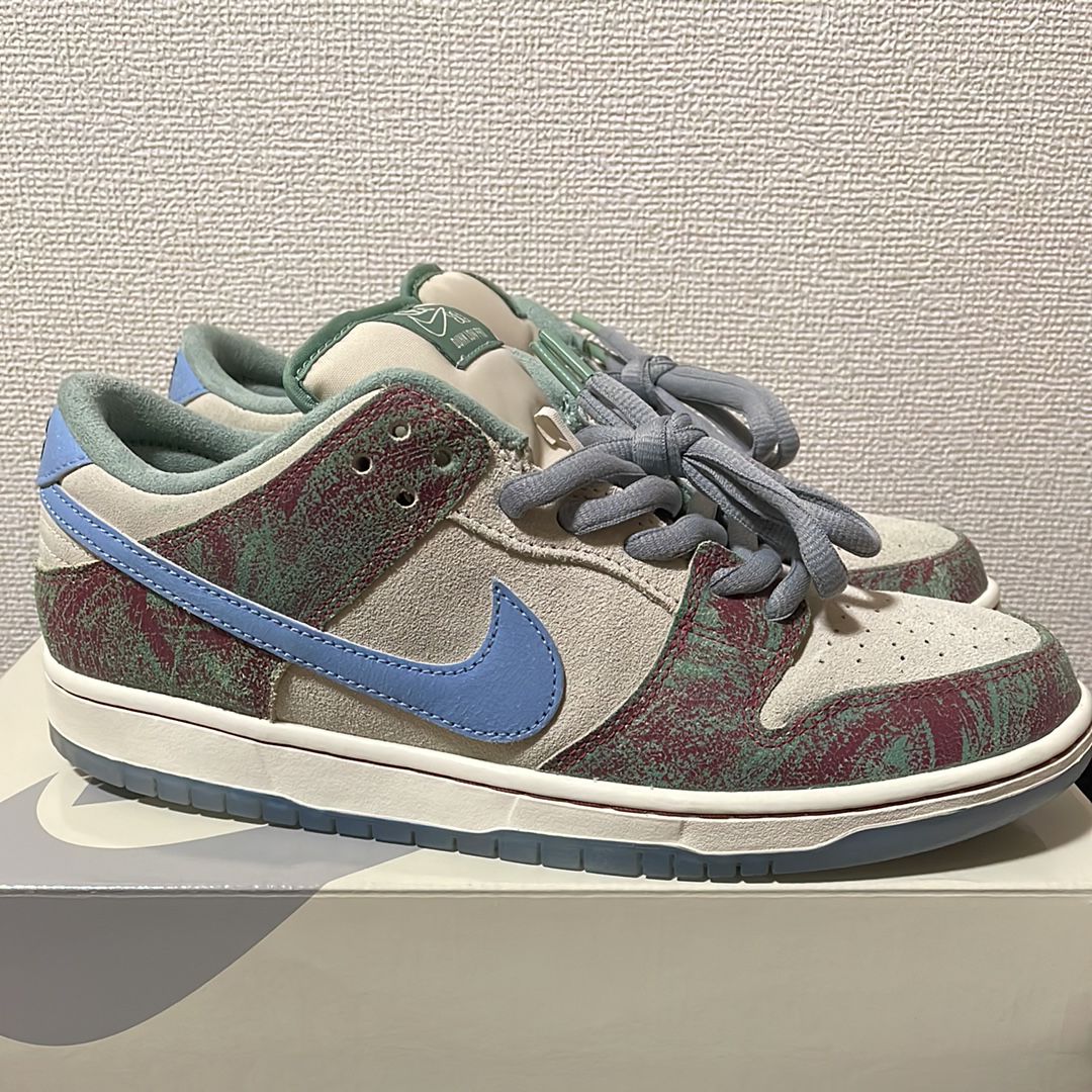 Crenshaw Skate Club × Nike SB Dunk Low PRO QS "Sail/Light Blue-Cedar"