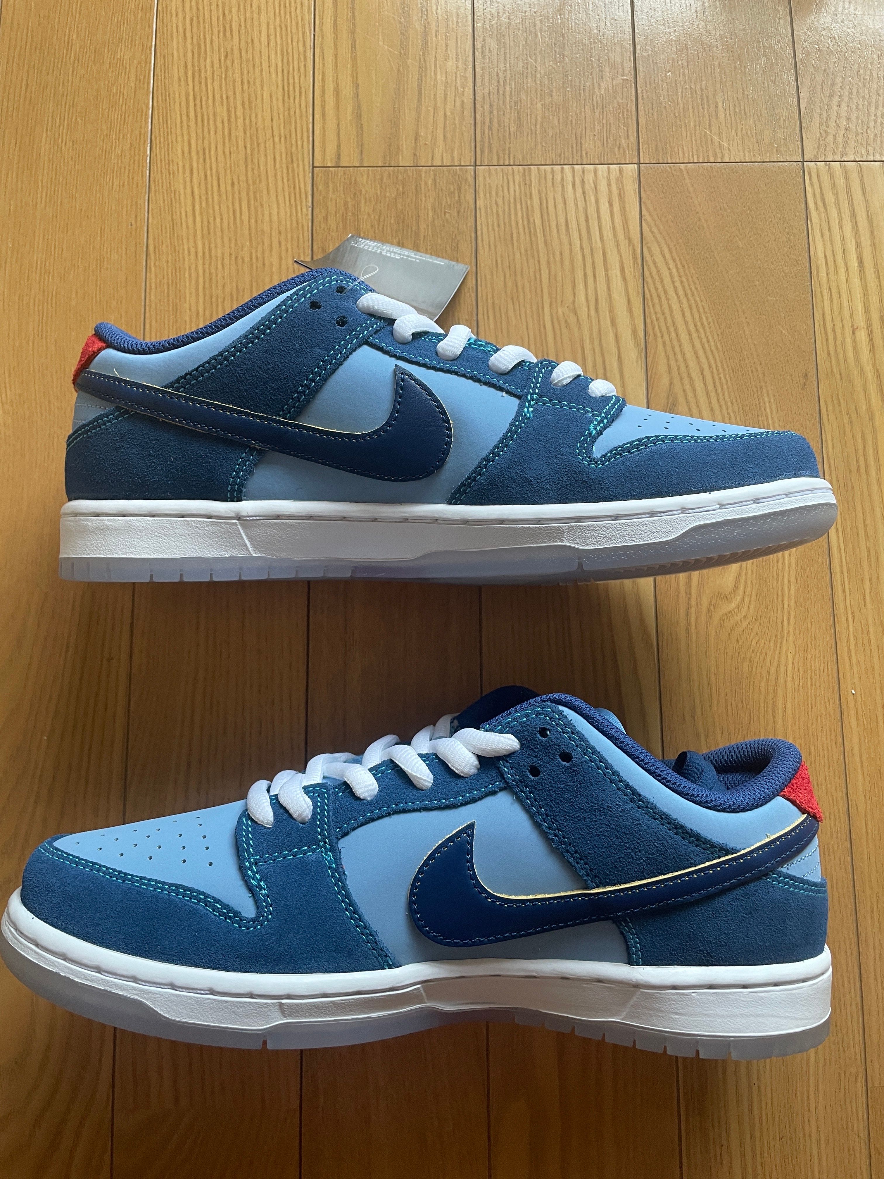 Why So Sad? × Nike SB Dunk Low "Coastal Blue/Speed Yellow-University Red"