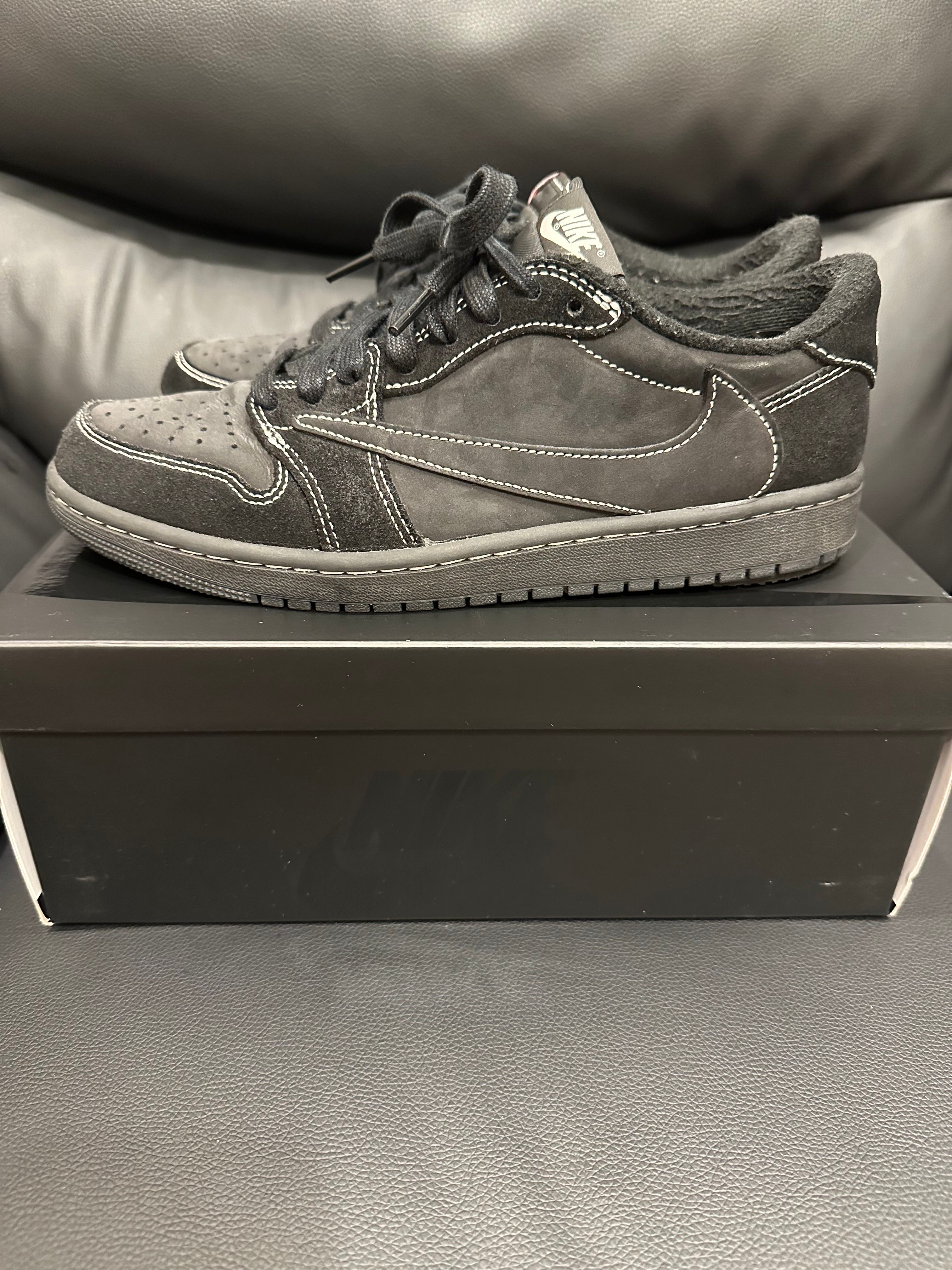 Travis Scott × Nike Air Jordan 1 Low OG SP "Black Phantom"