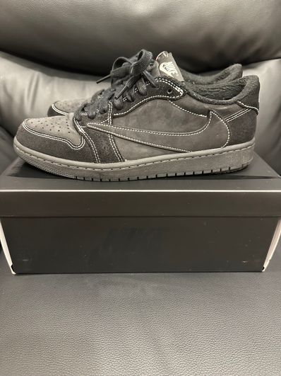 Travis Scott × Nike Air Jordan 1 Low OG SP "Black Phantom"