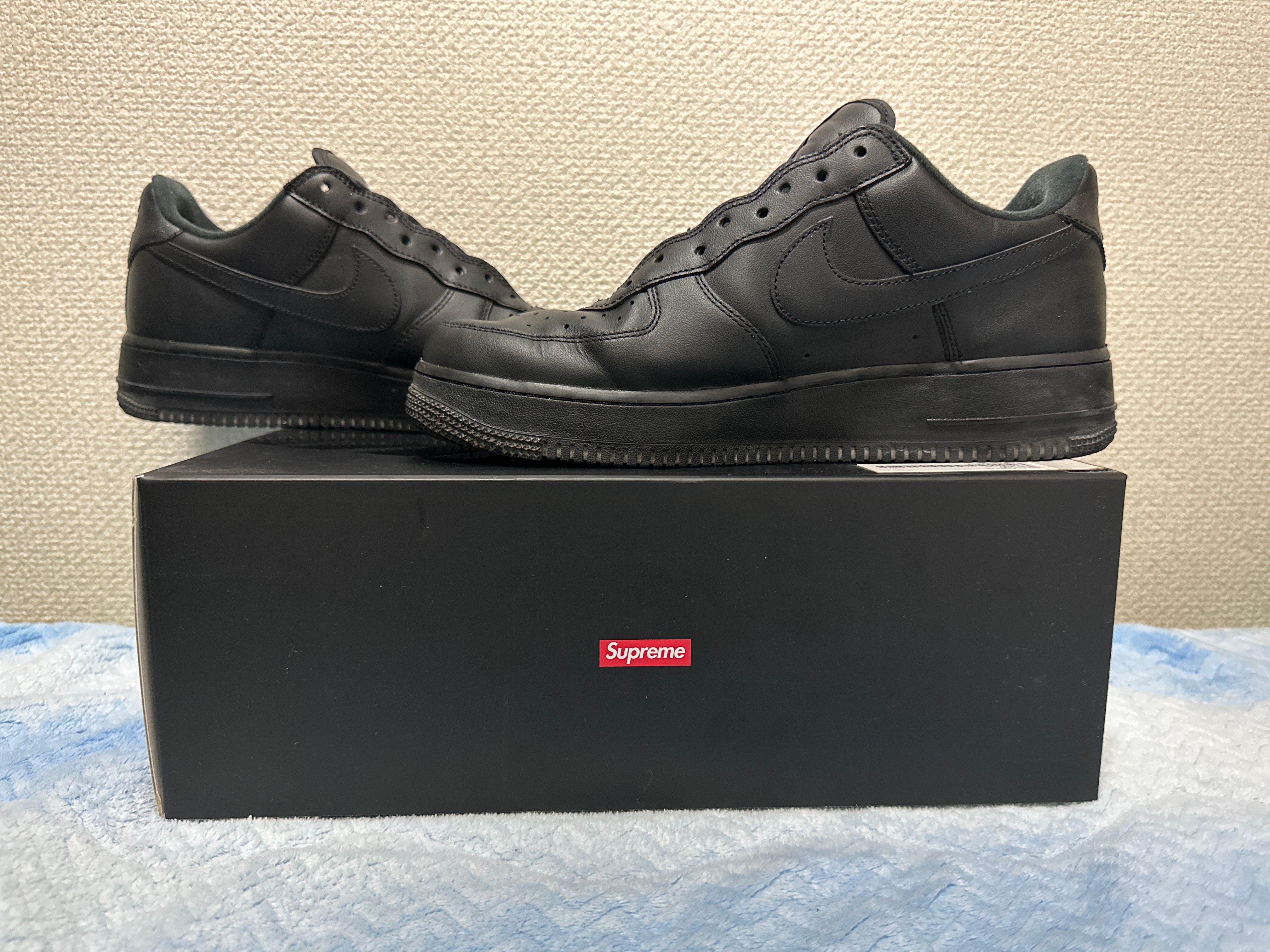 Supreme × Nike Air Force 1 Low "Black"